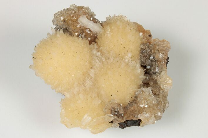 Thomsonite (Zeolite) On Heulandite - Maharashtra, India #191951